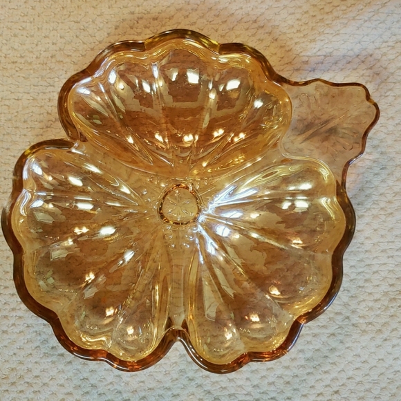 Carnival Glass Other - Carnival Glass Vintage Candy/ Serving Dish